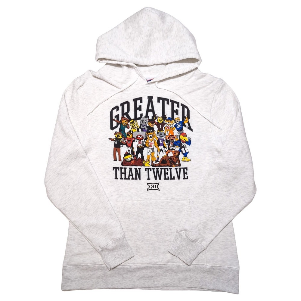 CHARLIE HUSTLE Big 12 Conference Hoodie BYU UCF Kansas West Virginia TCU Medium